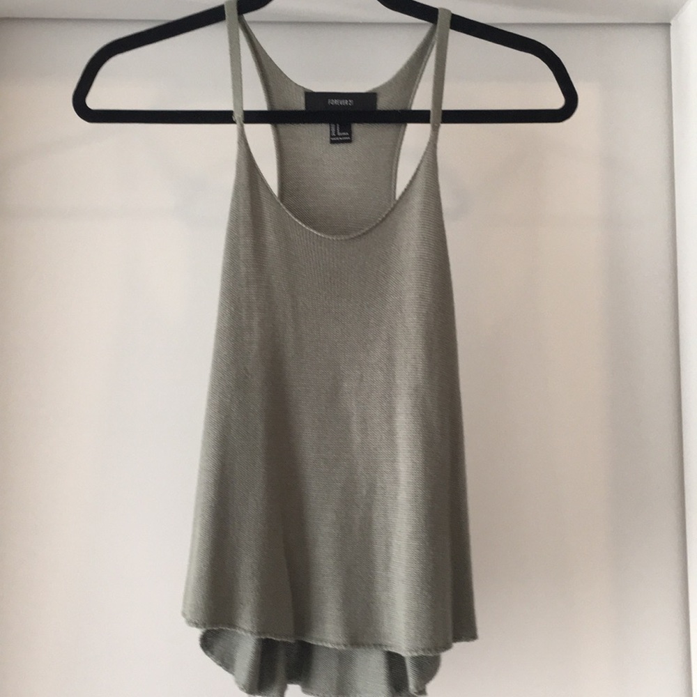 Green Tank Top Forever 21